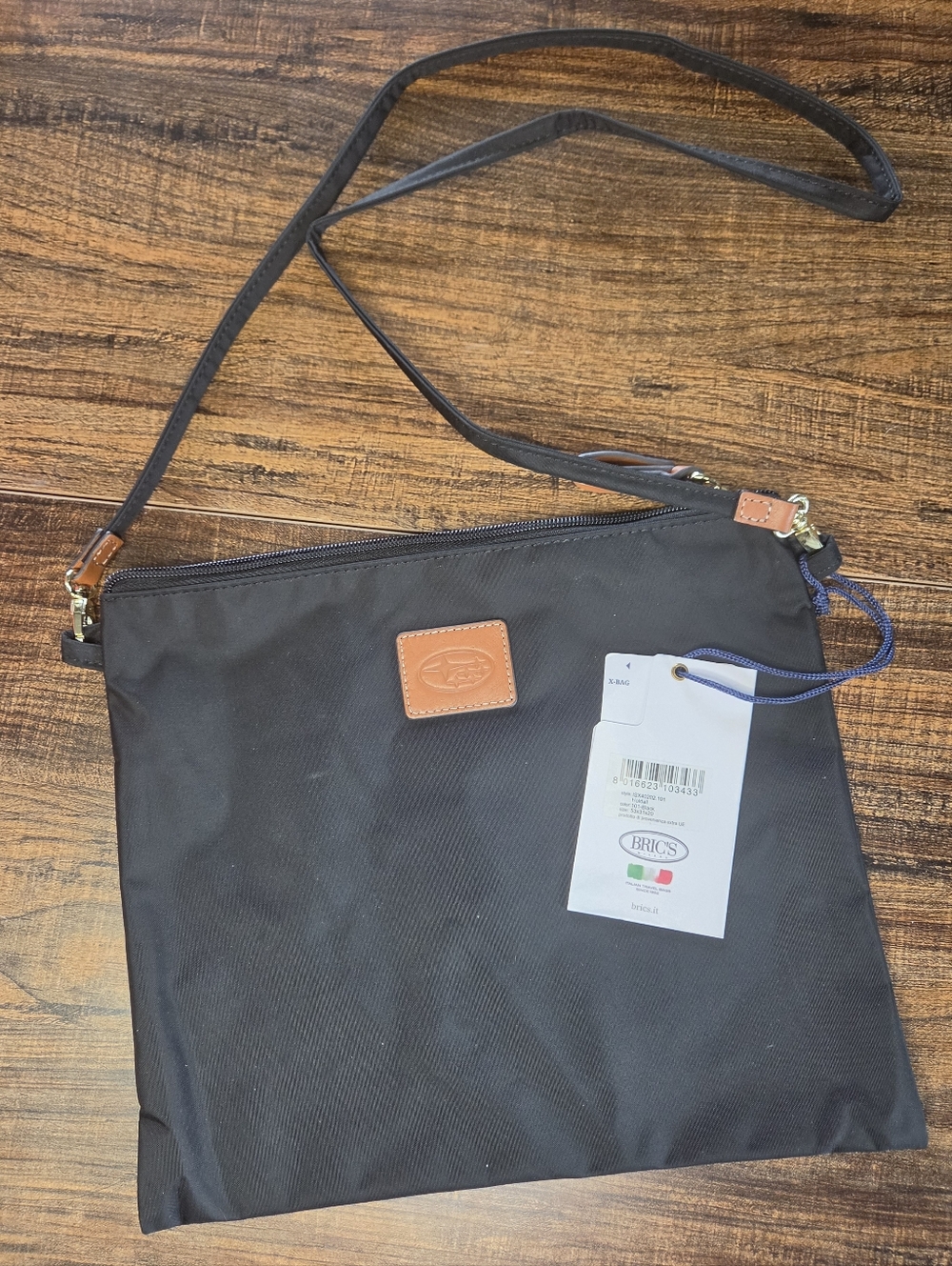 Bric's X Subaru Black Holdall Pouch